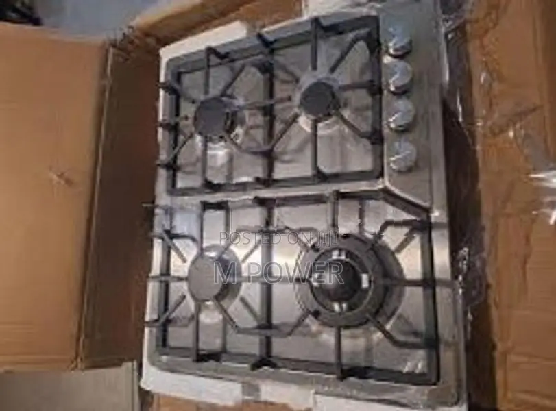 Krome 4 Burner Gas Cooker Steel(JY-S4002)