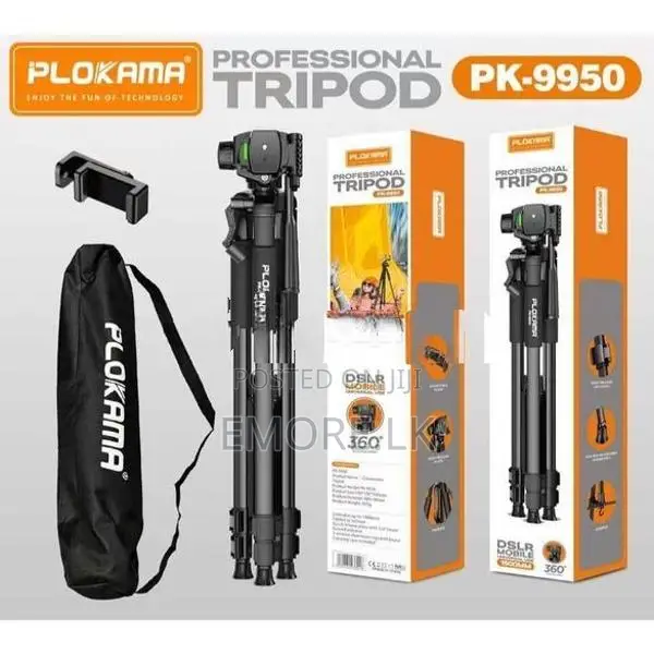 PLOKAMA PK-9950 Professional Tripod 1500mm EM