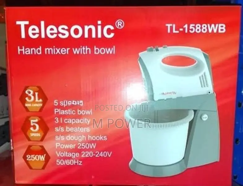 Telesonic Bowl Mixer (TL1588WB)