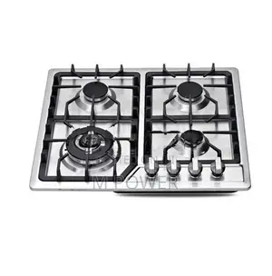 Krome 4 Burner Gas Cooker Steel(JY-S4002)