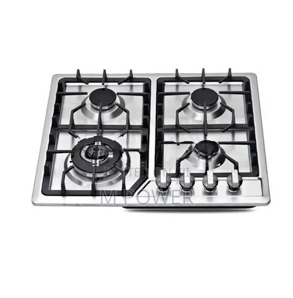 Krome 4 Burner Gas Cooker Steel(JY-S4002)