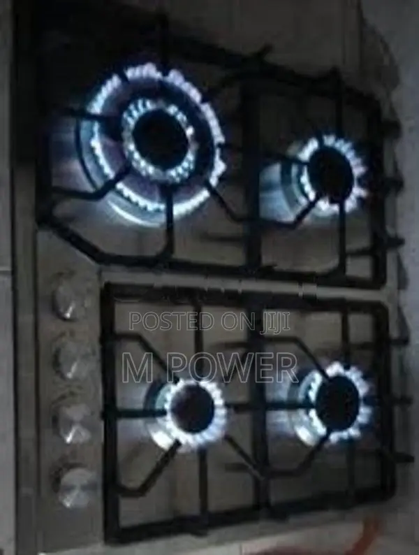 Krome 4 Burner Gas Cooker Steel(JY-S4002)
