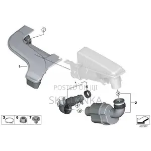 Genuine BMW X5 Hybrid 4.0e 2017 air filter