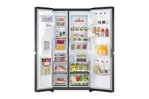 Haier Side By 3 Door Refrigerator 598L(HRRFDBS683KG)
