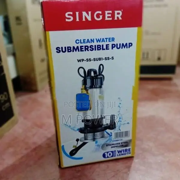 Singer Submersible Pump -Ss Impeller-108 Ft,1.0 Hp(wp-Ss-Sub1-Ss-S)