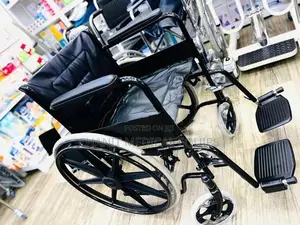Wheel Chair Powder Corted Black Edition with Alloy Wheels