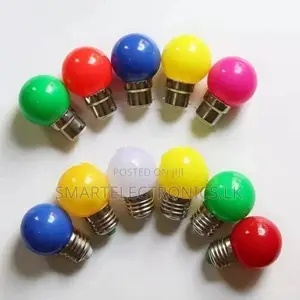 LED COLOUR BULB B22 G45