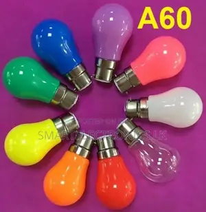 LED COLOUR BULB B22 A60
