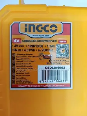 INGCO 4V Cordless Screwdriver 5Nm Herman HT 317
