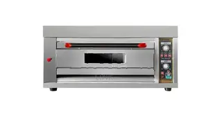 Oven gas 1 deck 2 trays
