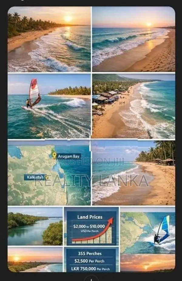 Lagoon front land for sale (3949)Panichankerny East coast