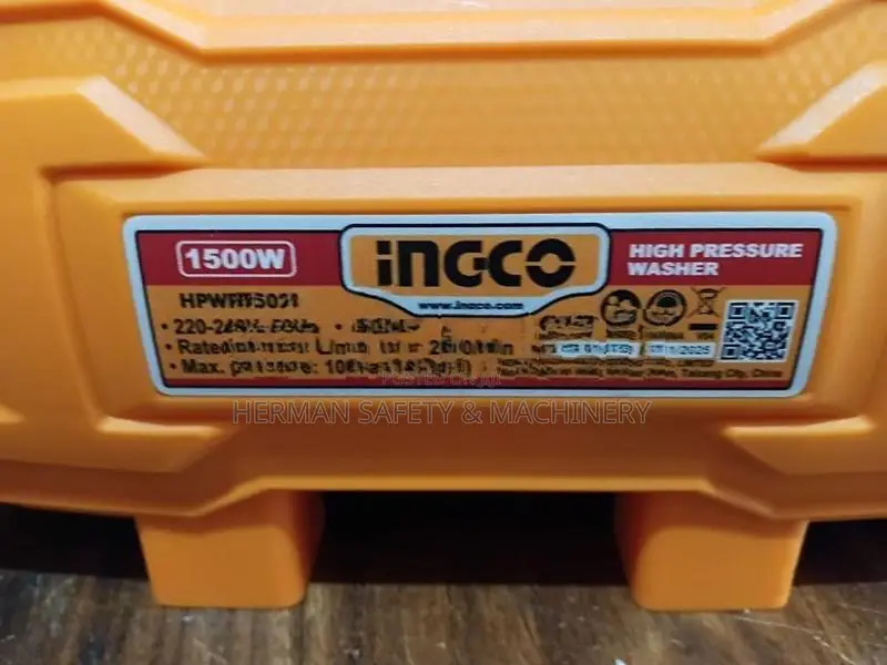 INGCO 1500W High Pressure Washer Herman PT 0169