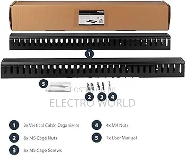Network 24 Port Patch Panel With Cable Managment