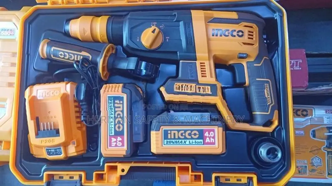 INGCO Industrial Cordless Rotary Hammer Drill Herman 0323