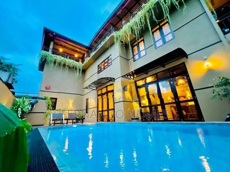 All Furnished 10 BR Guest House Sale With Pool in Negombo Area