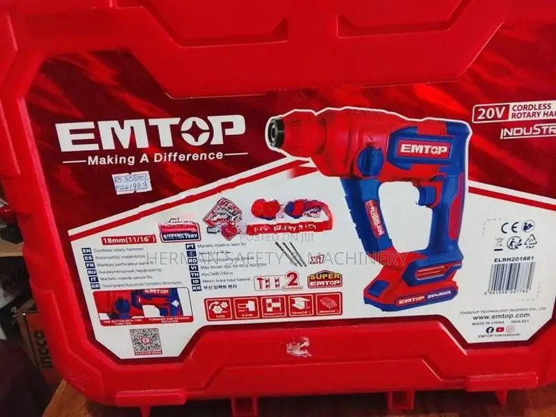 EMTOP 20V Cordless Rotary Hammer Drill 18mm Herman HT 0330
