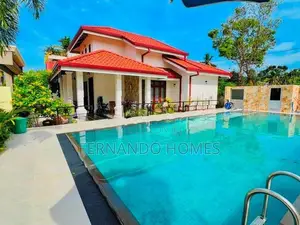 Swimming Pool New Furnished Luxury Villa For Sale In Negombo Area