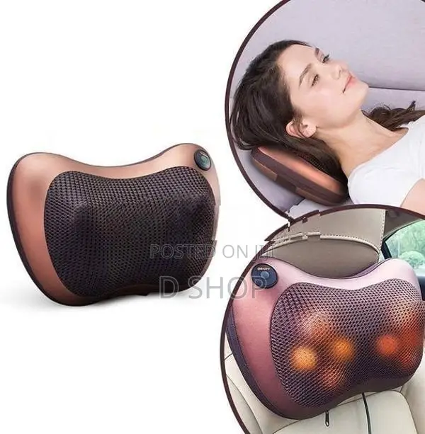 2 in 1 Car & Home Body Massager Pillow Neck Heating