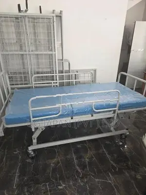 Patient Hospital Bed Head Leg And Height Adjustable With Mattress