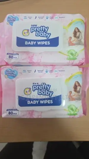 Pretty Baby Wet Wipes - 80 sheets Pack.