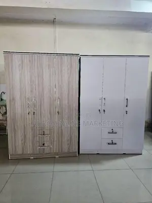 New Melamine 3 Door Wardrobe Mirror Cupboard 6*4 Ft