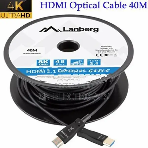 40m Active Fiber Optic HDMI Cable – Ultimate 2K 4K 8K 2.1