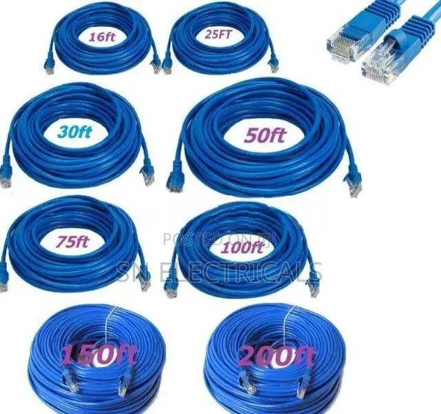 Network High Speed RJ 45 CAT 6 Internet Cable
