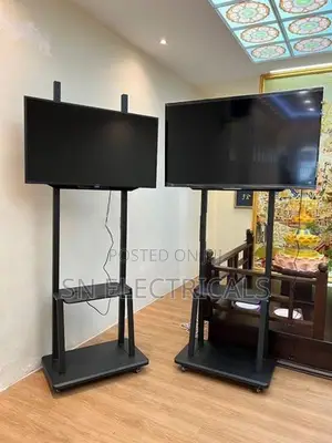 Trolley Movable TV Stand Bracket 32″-75″ LCD/LED & Smart Board – 1700
