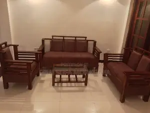 wooden sofa set 3.2.1 new cusion