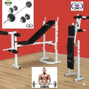 Bench with Weight Set New HJ1
