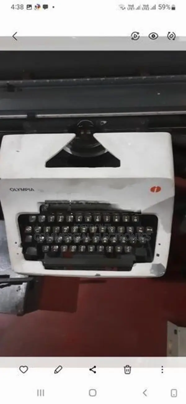 Olympia English typewriter