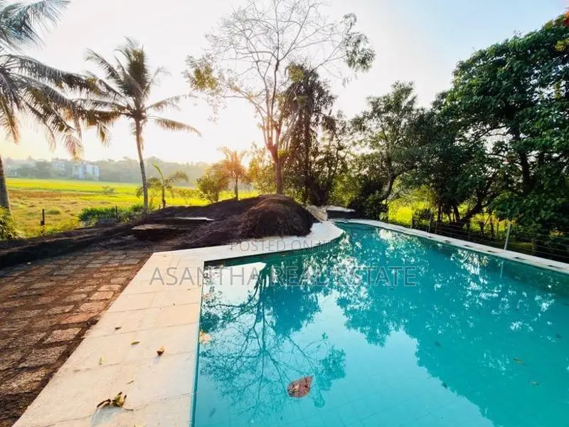 (AFA971) Swim Pool With 02 Story House & 72 P Sale At Pelawatha
