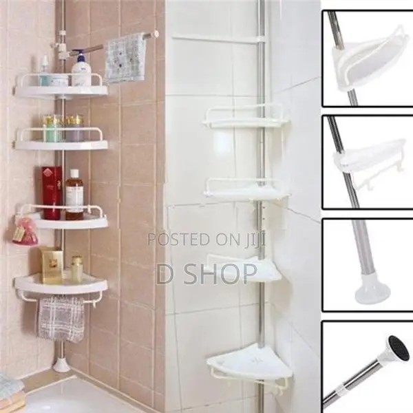 Multi Corner Shelf Rack - Adjustable Bathroom