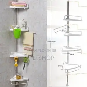 Multi Corner Shelf Rack - Adjustable Bathroom