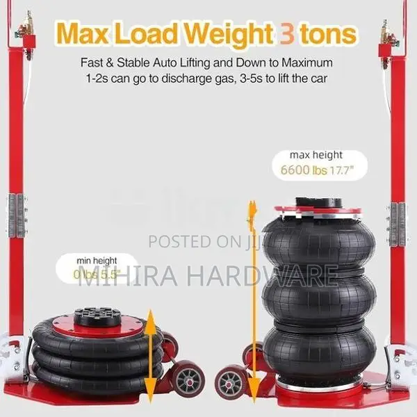 Air jack Pneumatic 3 Ton car 3000kg