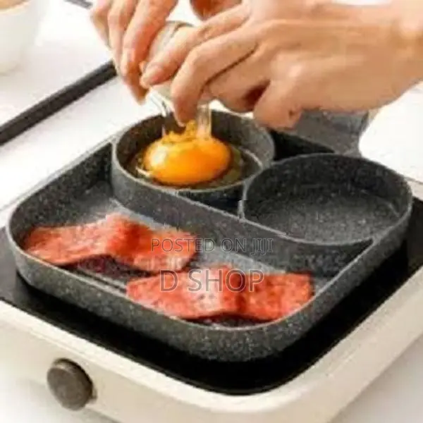 2 Hole Grill Fryer Pan - High Quality