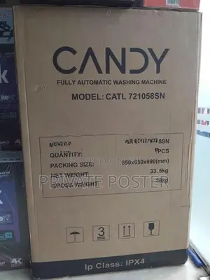 New CANDY Top Loading 10.5k Fully Auto Washing machine