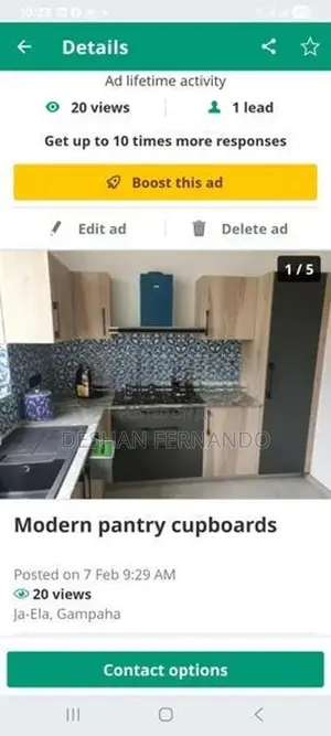 Aluminium Pantry Cupboards