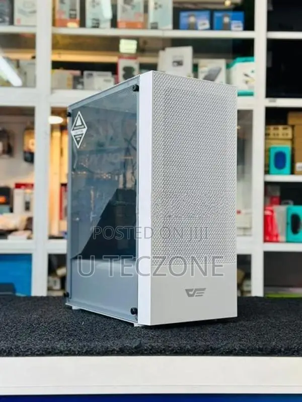 Darkflash A290 White Gaming Casing With 3 RGB Fans