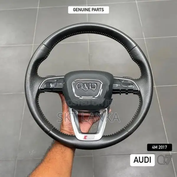 Genuine Audi Q7 S Line 2018 steering wheel & airbag