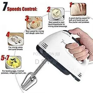Sokany - 7 Speed Hand Beater 180W Mixer