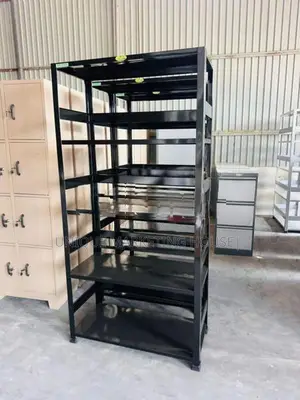 New 6x3 Classic Steel Open Black Rack