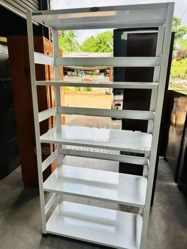 New Classic Steel White 6x3 Open Rack