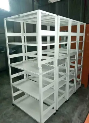 New Classic Steel White 6x3 Open Rack