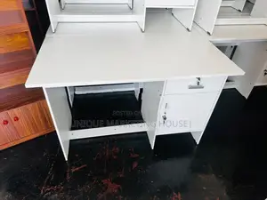 Modern 4x2 White Melamine Office Table