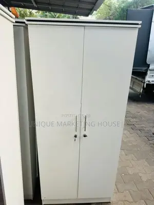 Modern 2door Half Hanging White Wardrobe