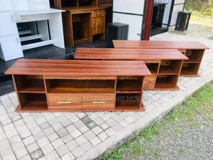 Modern 65” Melamine Mid-2 Drawer Tv Stands