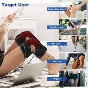Re-chargeable Knee MASSAGE - Heated Arthritis Cordless Heating -Single