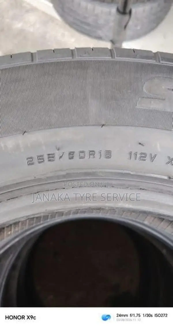 used tyre 255/60/18