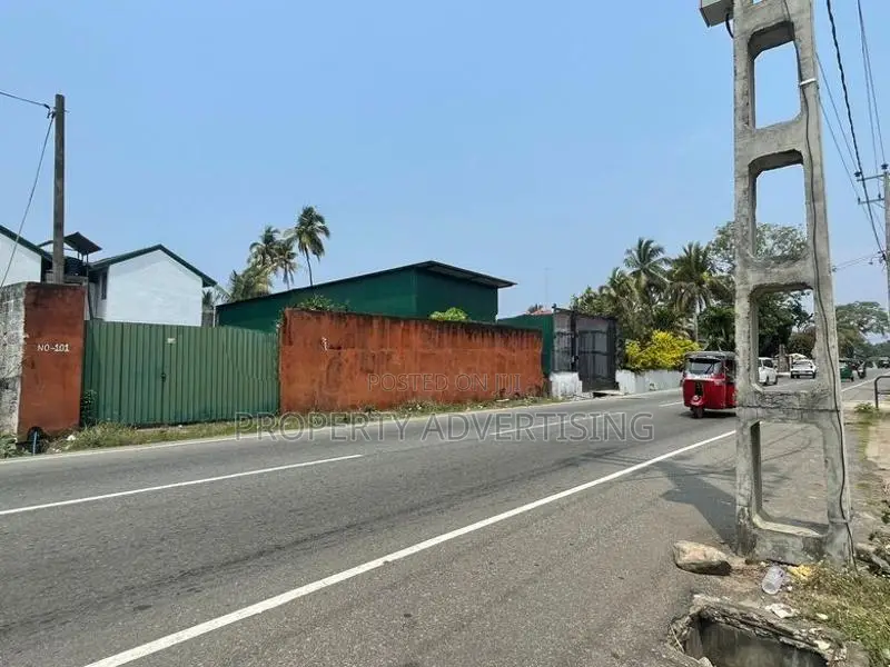 Road facing land for sale in Delkanda